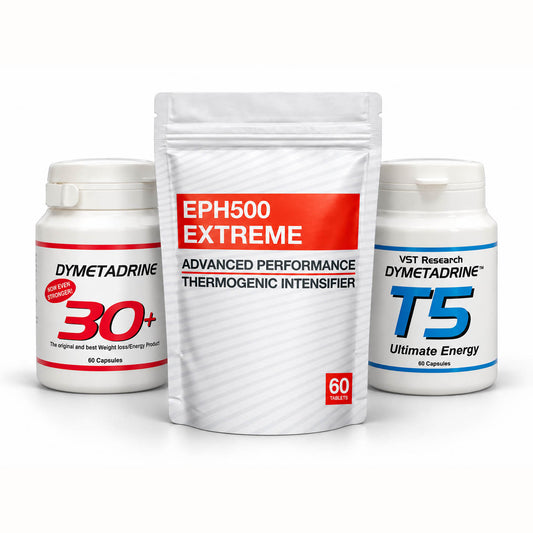 Thermogenic Weight Loss Triple Stack – 30+, T5 & EPH500
