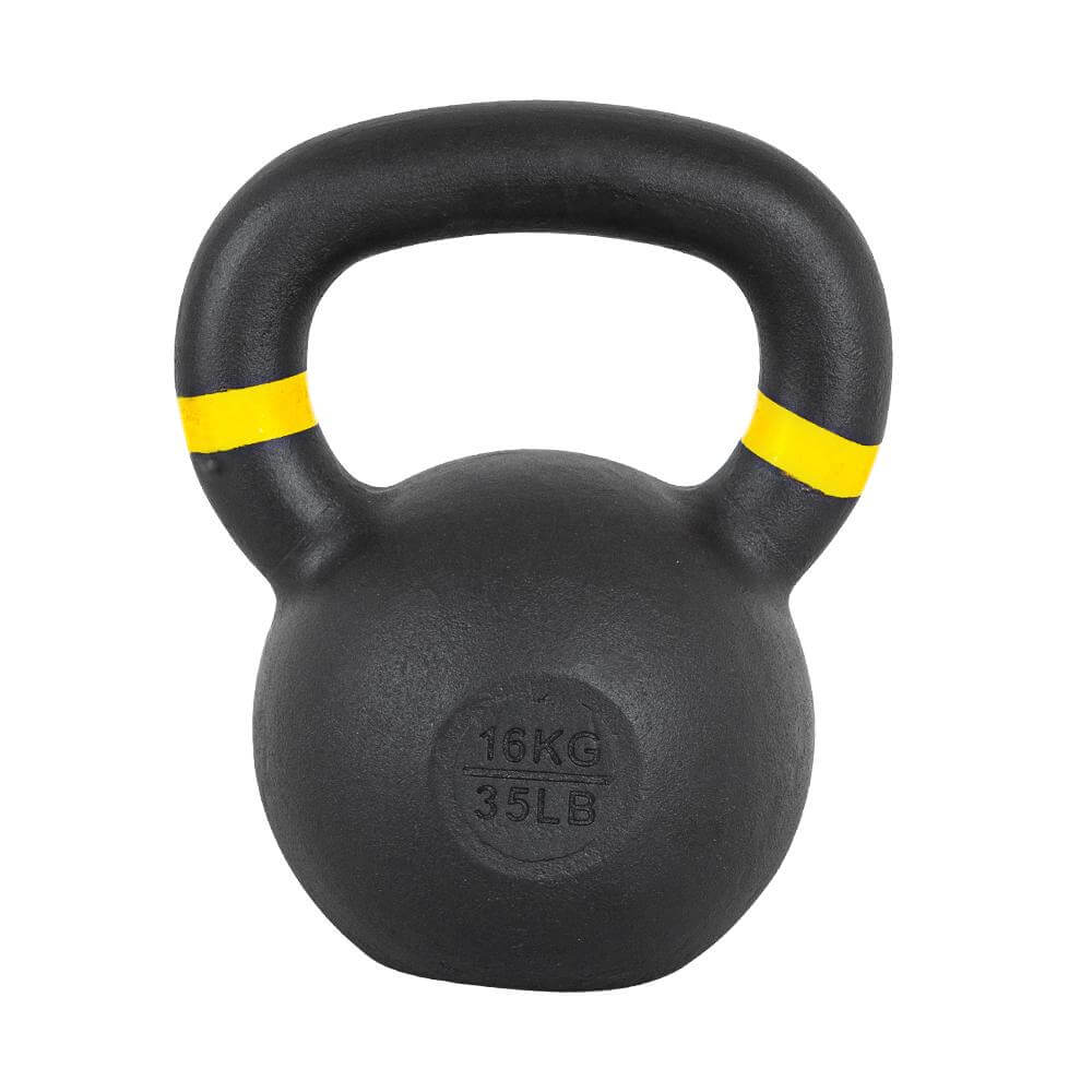 Cast Iron Kettlebell inSPORTline Powder 4kg - 20kg - Gymzey.com