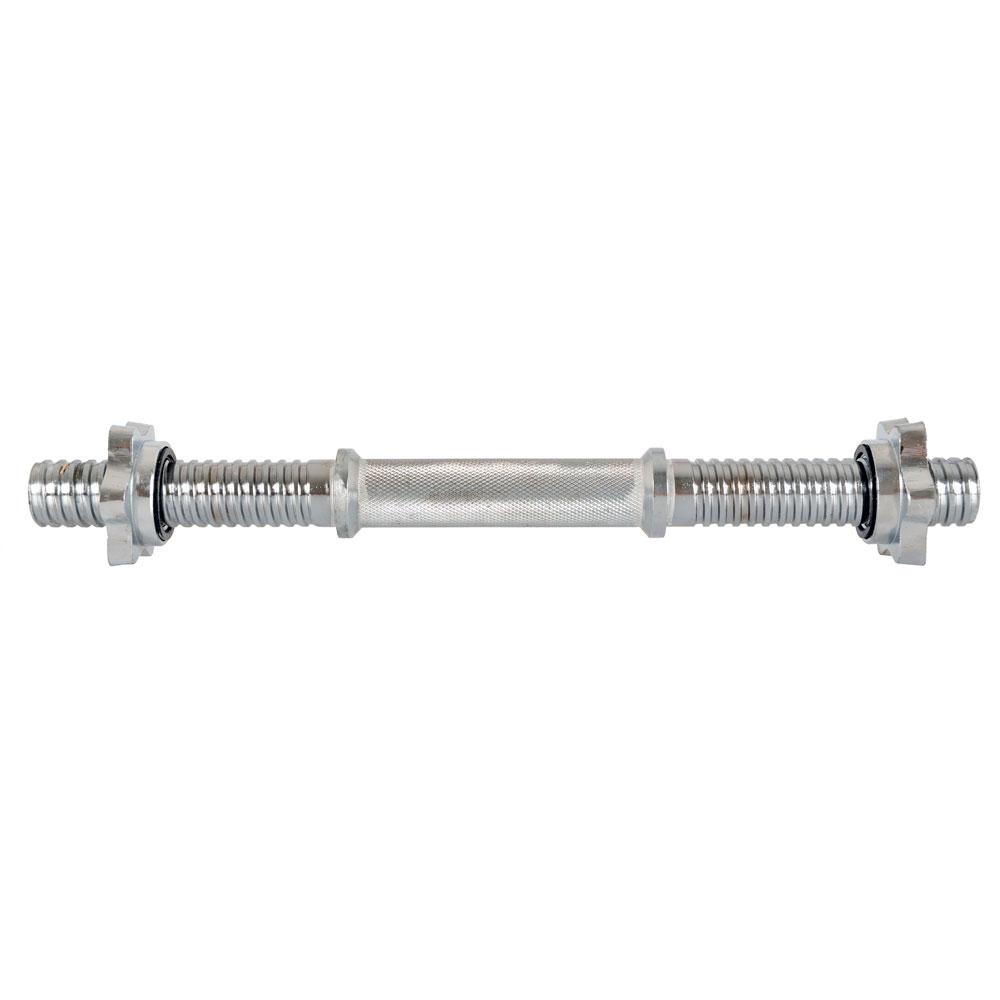 Threaded Standard 30mm Dumbbell Bars x 2 - 42cm Long