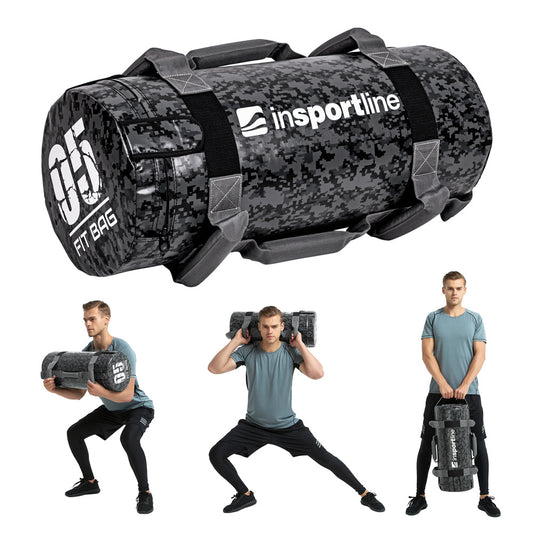 Exercise Fitness Multifunctional Bag with 7 Handles Camo 5kg - Gymzey.com