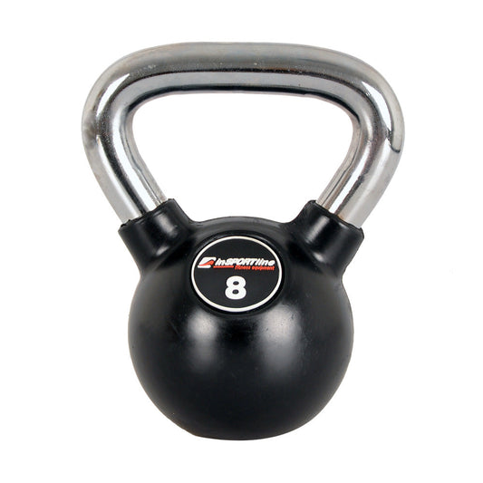 Rubber-Coated Kettlebell Profi 8kg - Gymzey.com