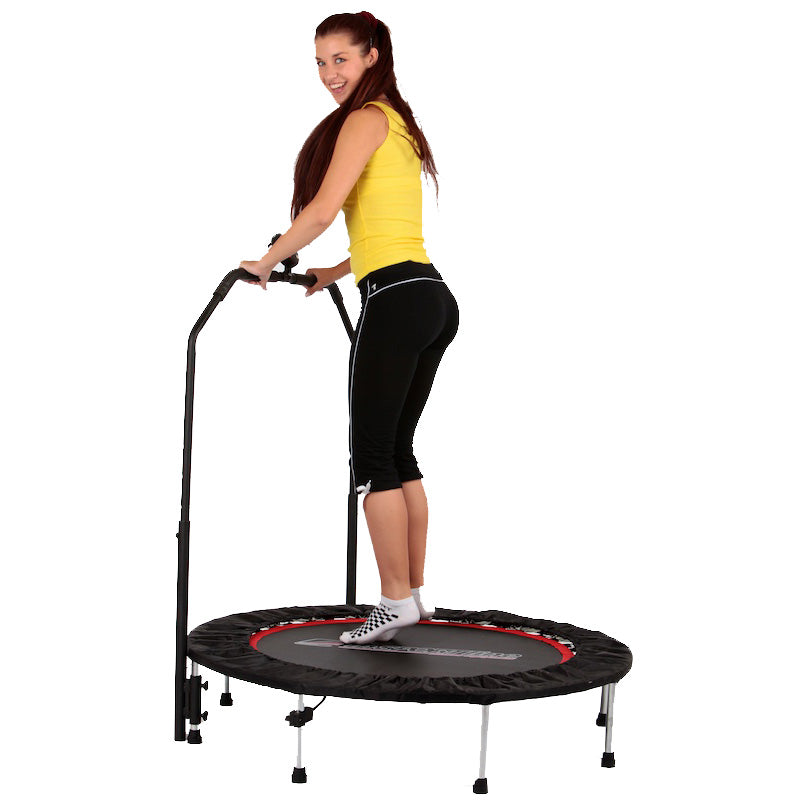 Trampoline with Handlebar PROFI Digital 140 cm - Gymzey.com