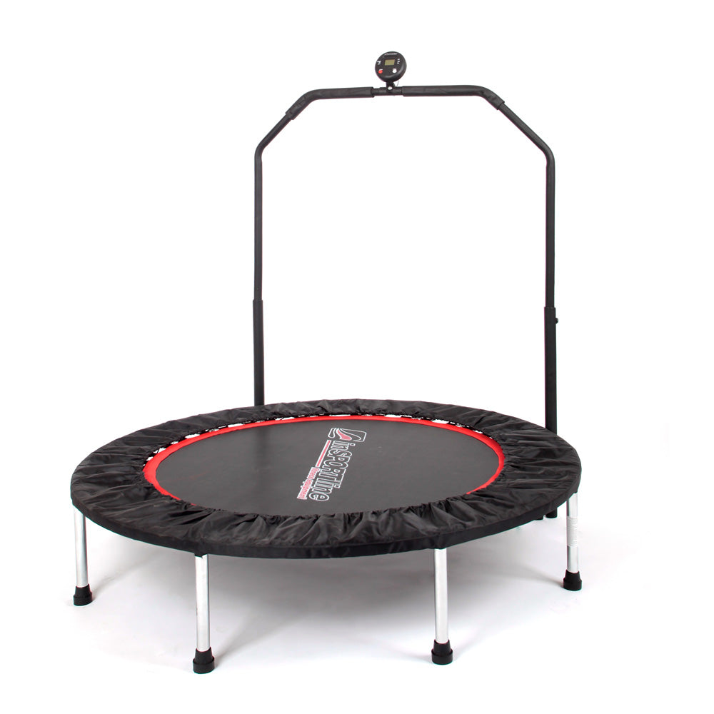 Trampoline with Handlebar and Digital Jump Counter 122cm - Gymzey.com