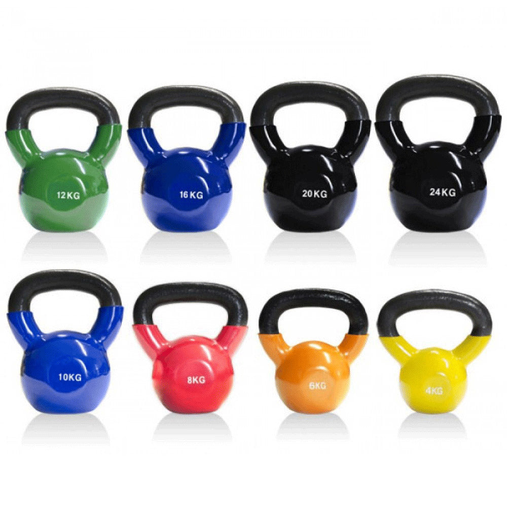 Vinyl Coated Cast Iron Kettlebell - 24kg (single) - Gymzey.com