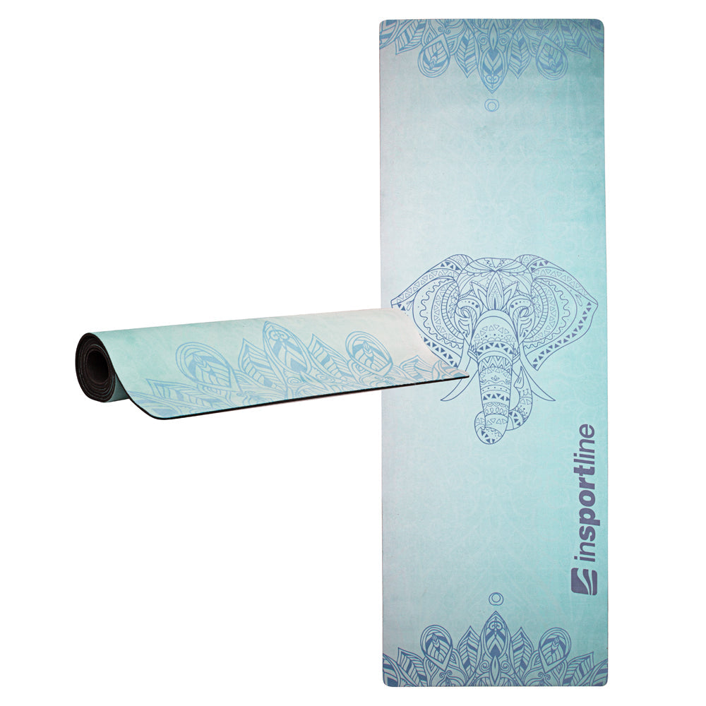 Premium Anti-Slip Yoga Mat Sunshine, 6ft & Easy-Clean - Blue - Gymzey.com