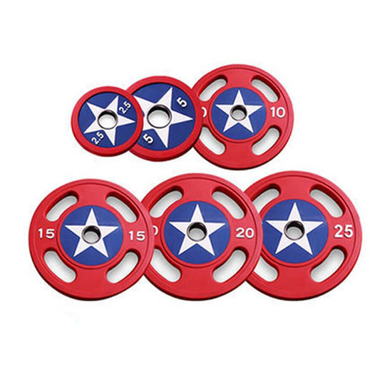 Olympic 2" Weight Plates Captain America