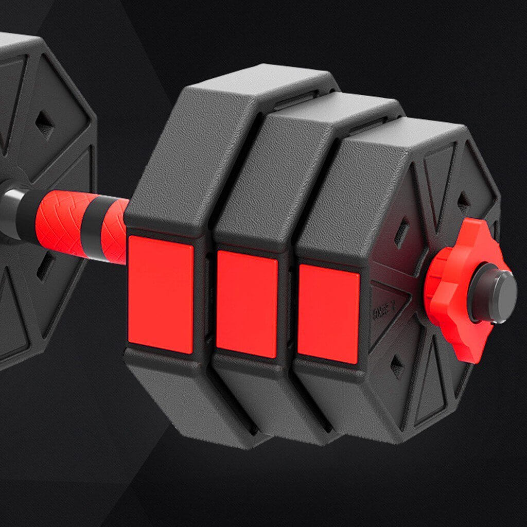 Adjustable Dumbbells Set with Connecting Rod 20kg to 40kg